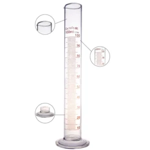 F2TE Thick Glass Graduated Measuring Cylinder 1