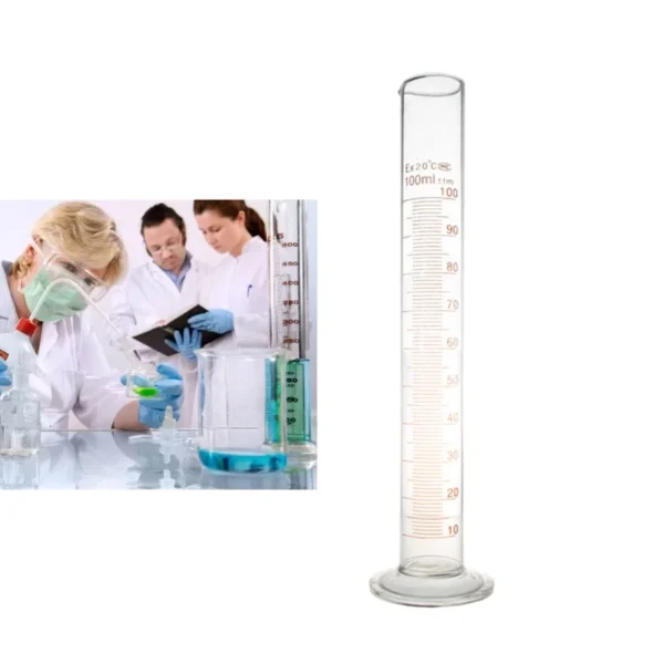 F2TE Thick Glass Graduated Measuring Cylinder 6