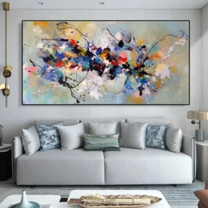 Modern Abstract Art Canvas Painting - PimWick 1