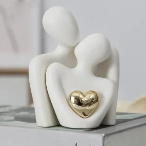 Nordic Decorative Abstract Couple Statue 1