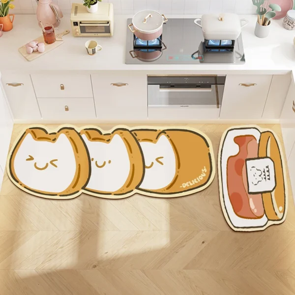 Cute Sushi Kitchen Carpet 4