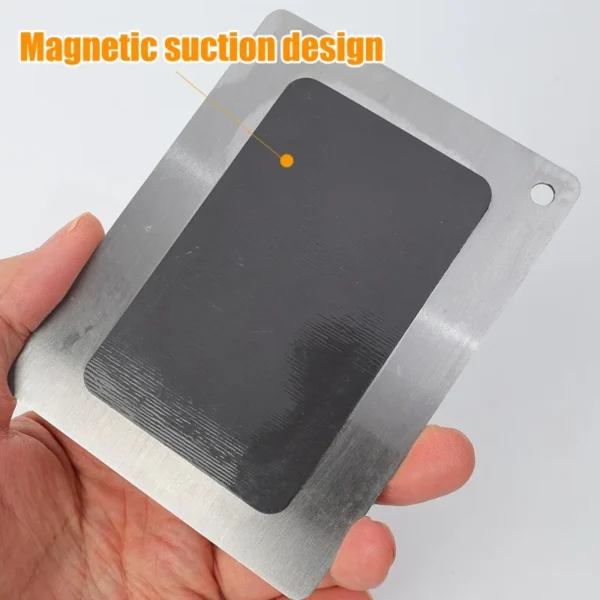 Measurement Conversion Chart Refrigerator Magnetic Sticker Stainless Steel Kitchen Baking Measuring Cups Scale Plate Accessories 5