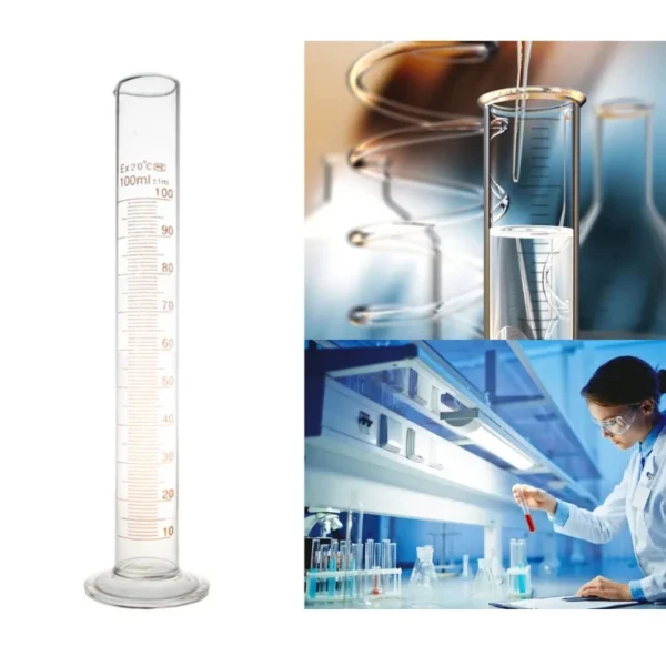 F2TE Thick Glass Graduated Measuring Cylinder 2